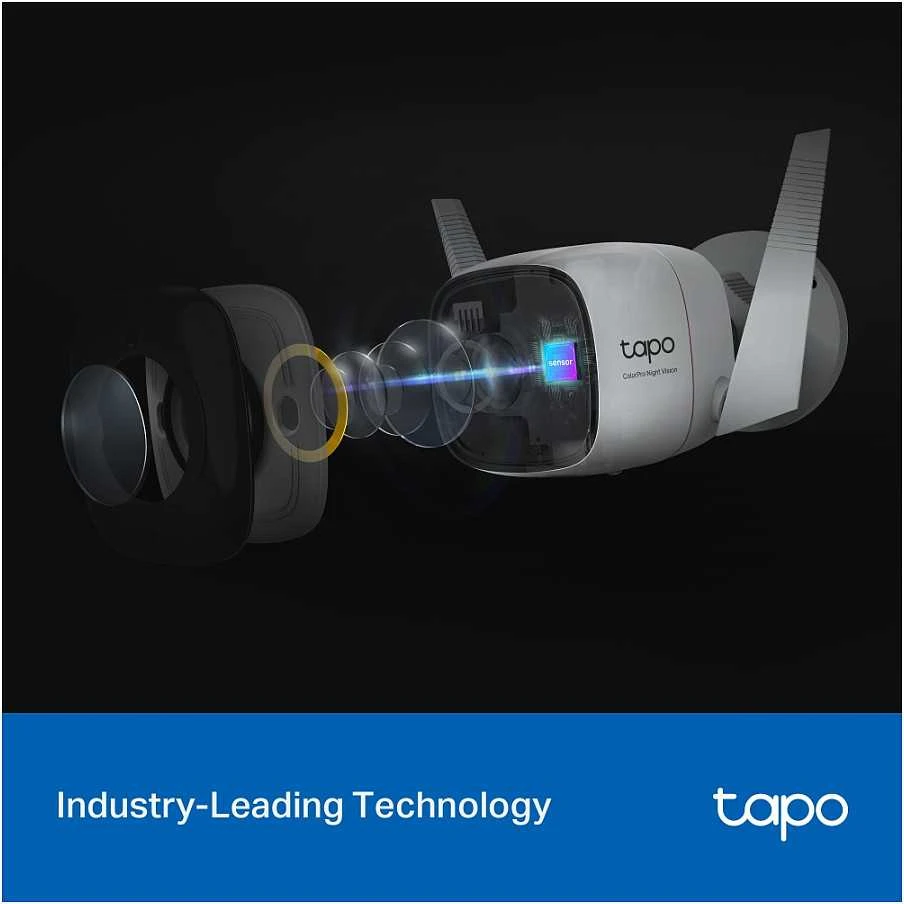 TP-LINK | ColorPro Outdoor Security Wi-Fi kamera | Tapo C325WB | Kulka | 4 MP | F1.0 | IP66 | H.264 | „MicroSD“, iki 512 GB