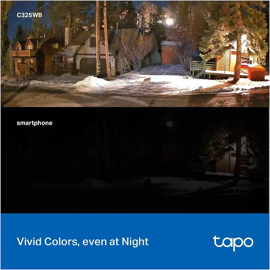 TP-LINK | ColorPro Outdoor Security Wi-Fi kamera | Tapo C325WB | Kulka | 4 MP | F1.0 | IP66 | H.264 | „MicroSD“, iki 512 GB