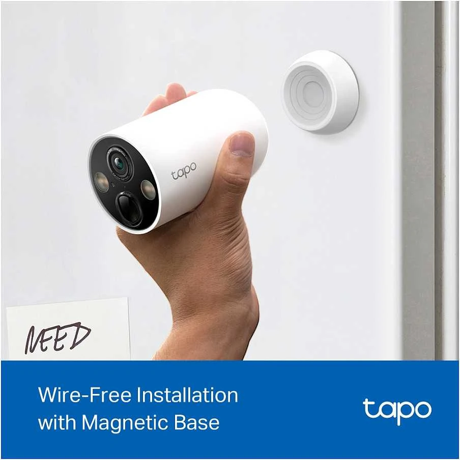 TP-LINK | Išmanioji belaidė apsaugos kamera | Tapo C425 | 24 mėn. | Kulka | 4 MP | F/2.1 | IP66 | H.264 | „MicroSD“, iki 512 GB