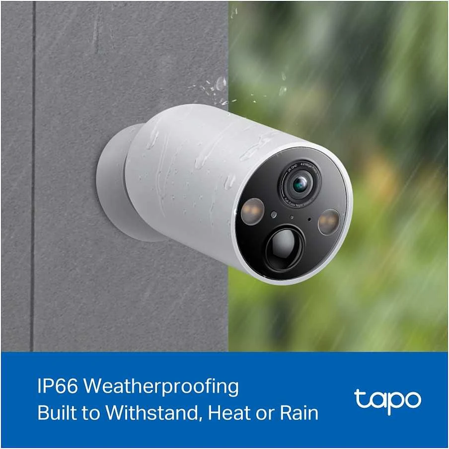 TP-LINK | Išmanioji belaidė apsaugos kamera | Tapo C425 | 24 mėn. | Kulka | 4 MP | F/2.1 | IP66 | H.264 | „MicroSD“, iki 512 GB