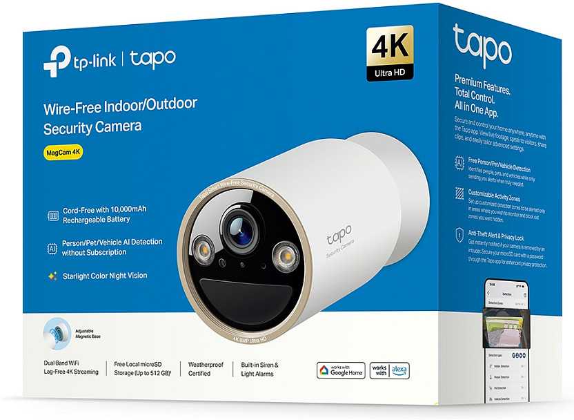 TP-Link WIRE-FREE OUTDOOR CAMERA/4K UHD (3840X2160PX)