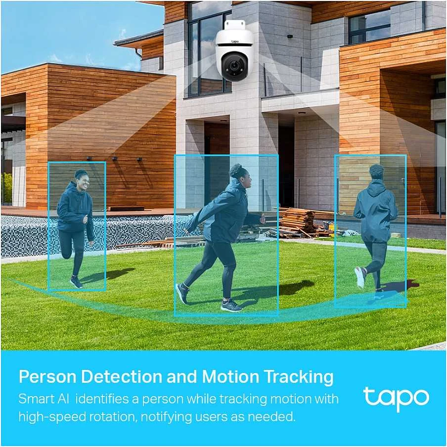 TP-LINK | Pakreipiama/sukama dirbtinio intelekto namų apsaugos „Wi-Fi“ kamera | Tapo C500 | Kupolinė | 2 MP | H.264 | „Micro SD“ kortelė, iki 512 GB