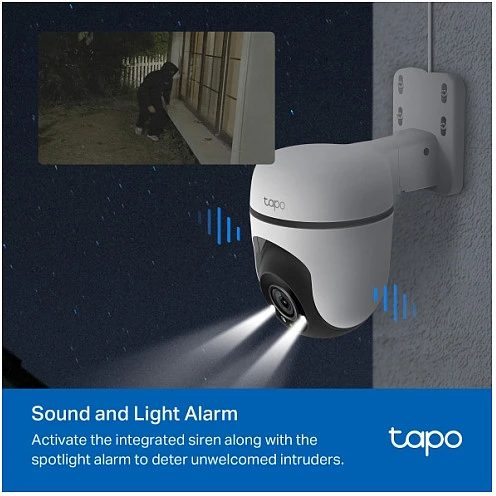 TP-LINK | Pakreipiama/sukama dirbtinio intelekto namų apsaugos „Wi-Fi“ kamera | Tapo C500 | Kupolinė | 2 MP | H.264 | „Micro SD“ kortelė, iki 512 GB