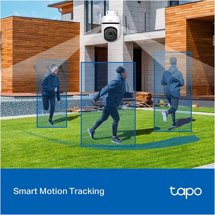 TP-LINK | Pan/Tilt Security Wi-Fi kamera | Tapo C520WS | Kupolas | 4 MP | 3,18 mm/F1,6 | IP66 | H.264 | „MicroSD“, iki 512 GB