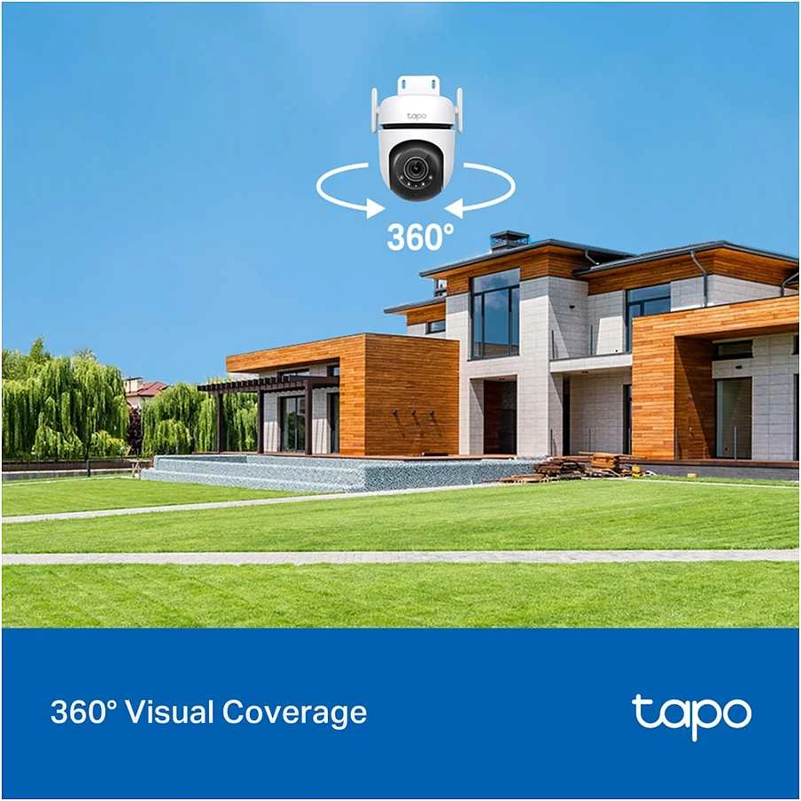 TP-LINK | Pan/Tilt Security Wi-Fi kamera | Tapo C520WS | Kupolas | 4 MP | 3,18 mm/F1,6 | IP66 | H.264 | „MicroSD“, iki 512 GB