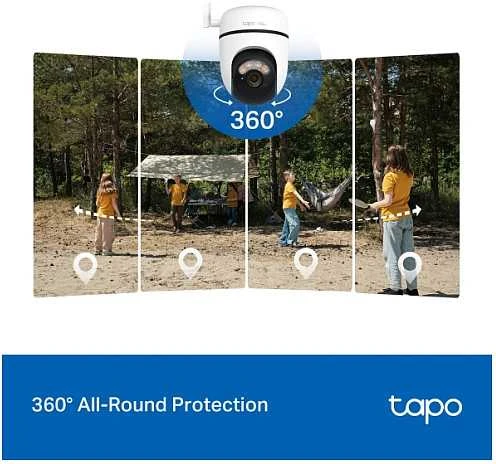 TP-Link Tapo C615G KIT Kupolinė IP apsaugos kamera Lauko 2304 x 1296 pikselių Lubinės/Sieninės/Stulpinės