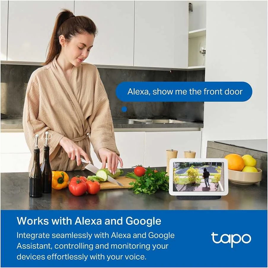 Orno TP-LINK | Video Doorbell Camera | Tapo D210 | 3 MP | 1.18mm/F1.8 | IP65 | H.264 | Micro SD, Max. 512