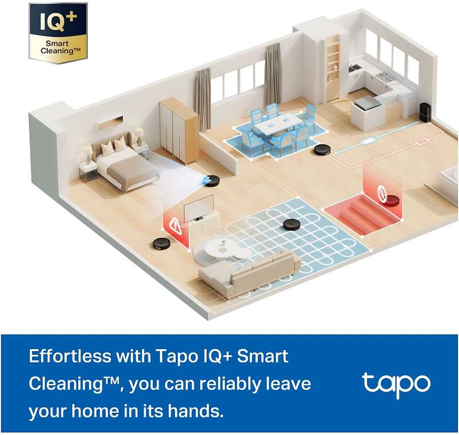 TP-Link Tapo RV30 Max Plus valymo robotas