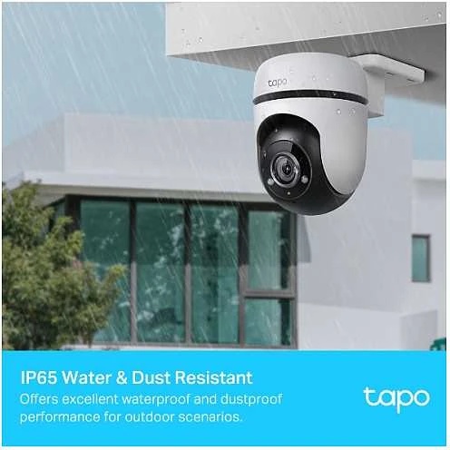 TP-LINK | Pan/Tilt Security WiFi kamera | TC40 | Kupolas | 2 MP | 3 mm | IP65 | H.264 | Micro SD, maks. 512 GB
