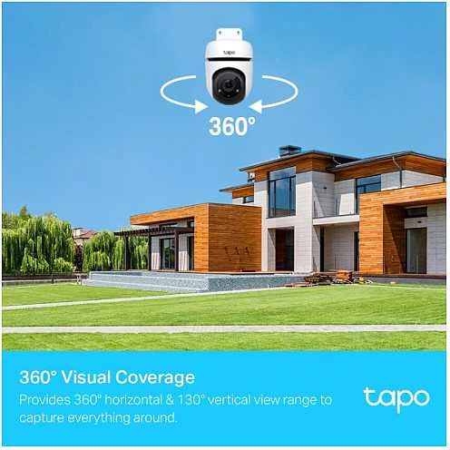 TP-LINK | Pan/Tilt Security WiFi kamera | TC40 | Kupolas | 2 MP | 3 mm | IP65 | H.264 | Micro SD, maks. 512 GB