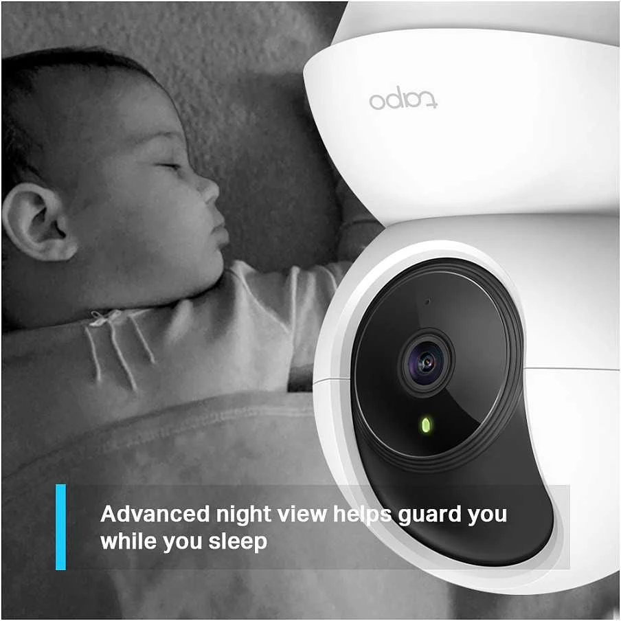 TP-LINK | Pakreipiama/sukama namų apsaugos Wi-Fi kamera | TC70 | PTZ | 2 MP | 4 mm / F2.4 | H.264 | Micro SD, maks. 128 GB