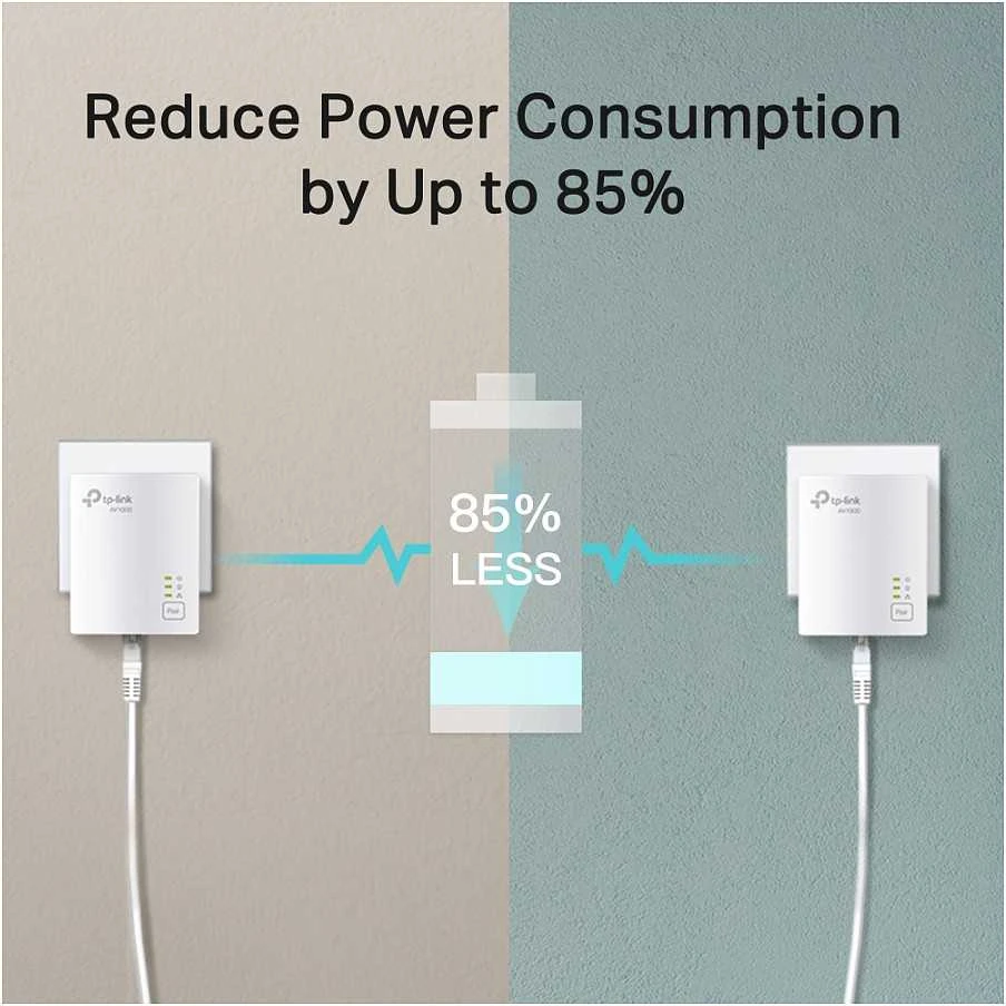 Maršrutizatorius TP-Link TL-PA717 KIT AV1000 powerline tinklo adapterių rinkinys, 1x Gigabit Ethernet