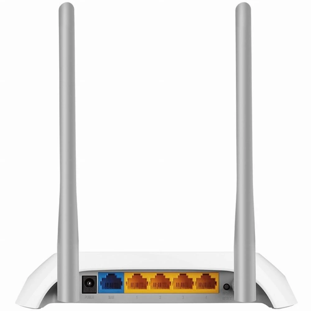 TP-LINK 300Mbps Wireless N Maršrutizatorius Broadcom 2T2R 2.4GHz 802.11n/g/b Integruotas 4 prievadų jungiklis 2 antenos
