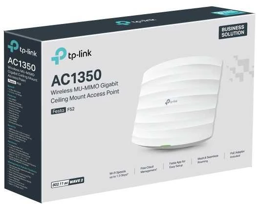 Maršrutizatorius TP-Link WL-AP prieigos taškas Festa F52 (AC1350)