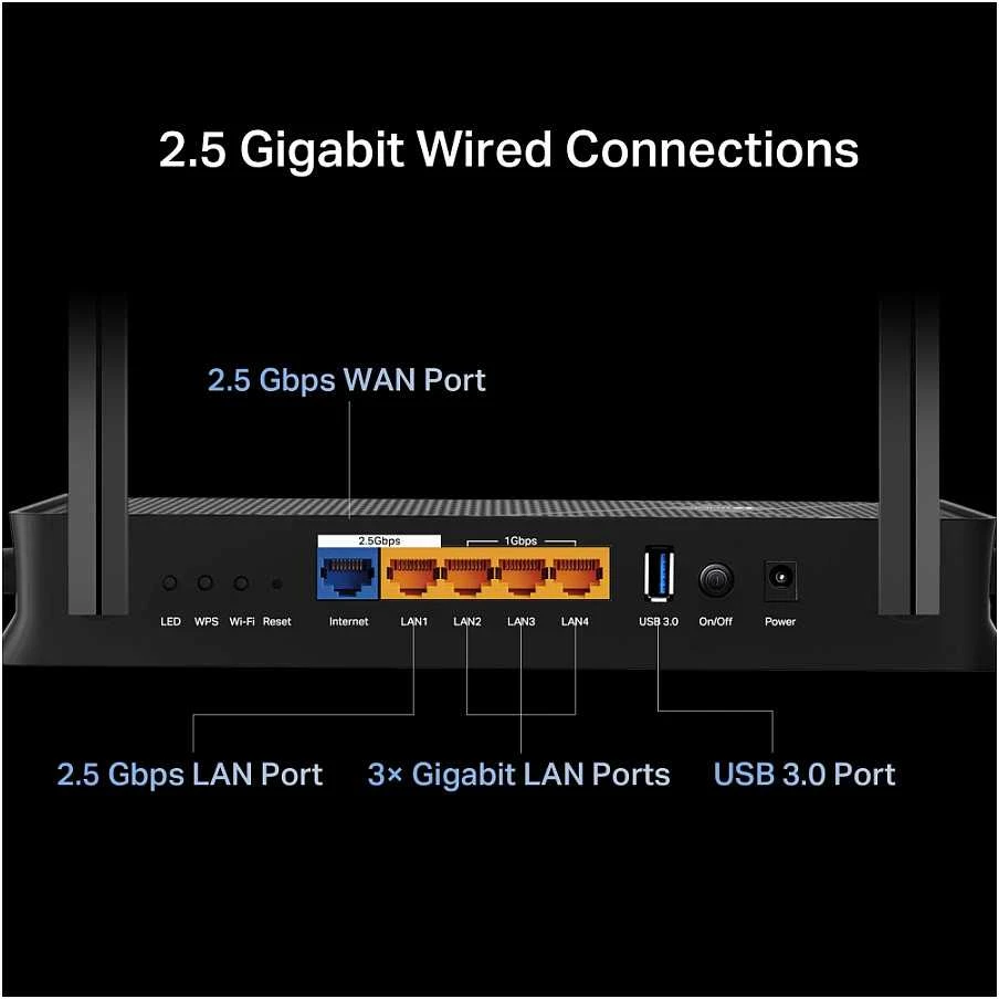 Maršrutizatorius TP-Link Archer BE230 | Wi-Fi 7 | 802.11be | 3570 Mbit/s
