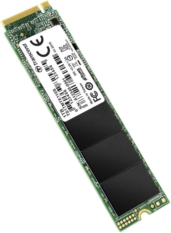 Transcend SSD 110S 1TB 3D NAND Flash PCIe Gen3 x4 M.2 2280, R/W 1700/1500 MB/s