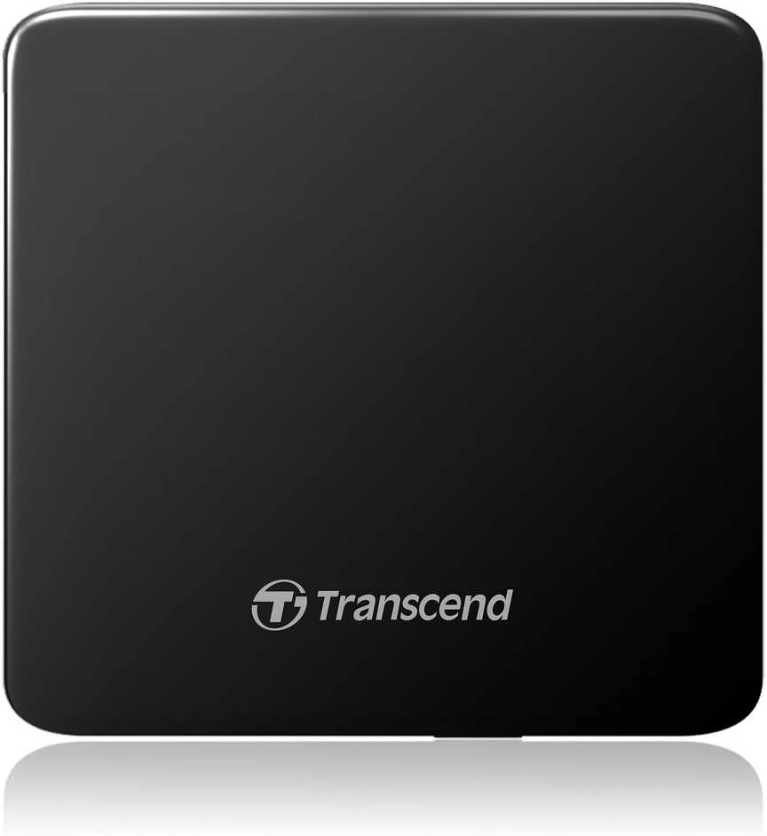 TRANSCEND 8X DVDS-K Ultra-slim Writer USB 2.0 extern Juodas CD-R/RW DVD+/-R DVD+/-RW DVD+/-R DL DVD-RAM