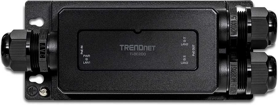 TRENDnet 2-Port Industrial Gbit PoE++ Extender