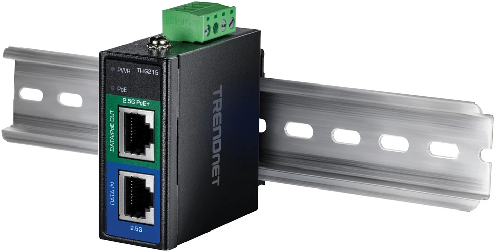 TRENDnet Przemysłowy iniektor TI-IG215 PoE+ 2,5G (21.22.1608)