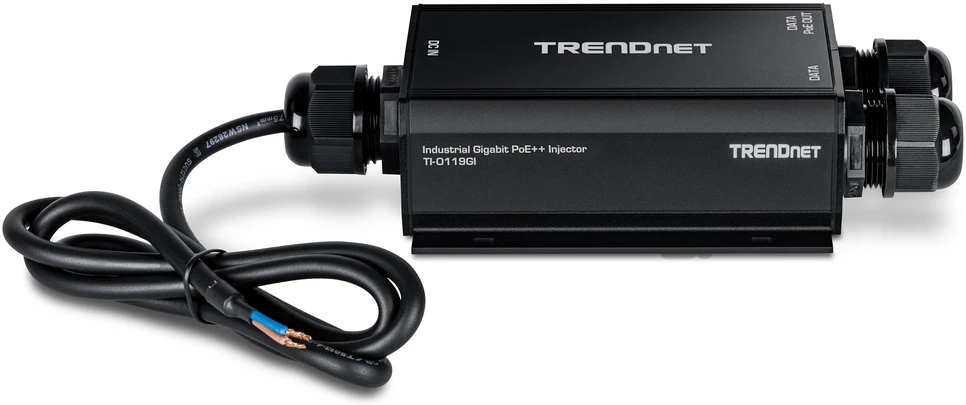 Šakotuvas TRENDnet PoE++ injektorius IP67 lauko Gigabit (TI-O119GI)