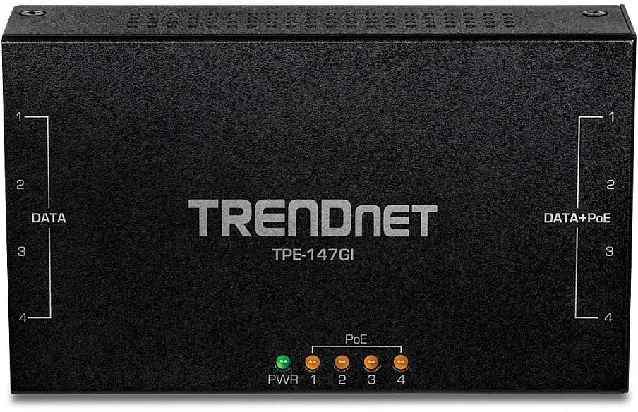 Carruzzo Trendnet TPE-147GI PoE adapteris Gigabitinis eternetas