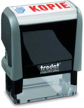 Trodat Officestempel Printy 4.0 pilka „KOPIJA“ 4912