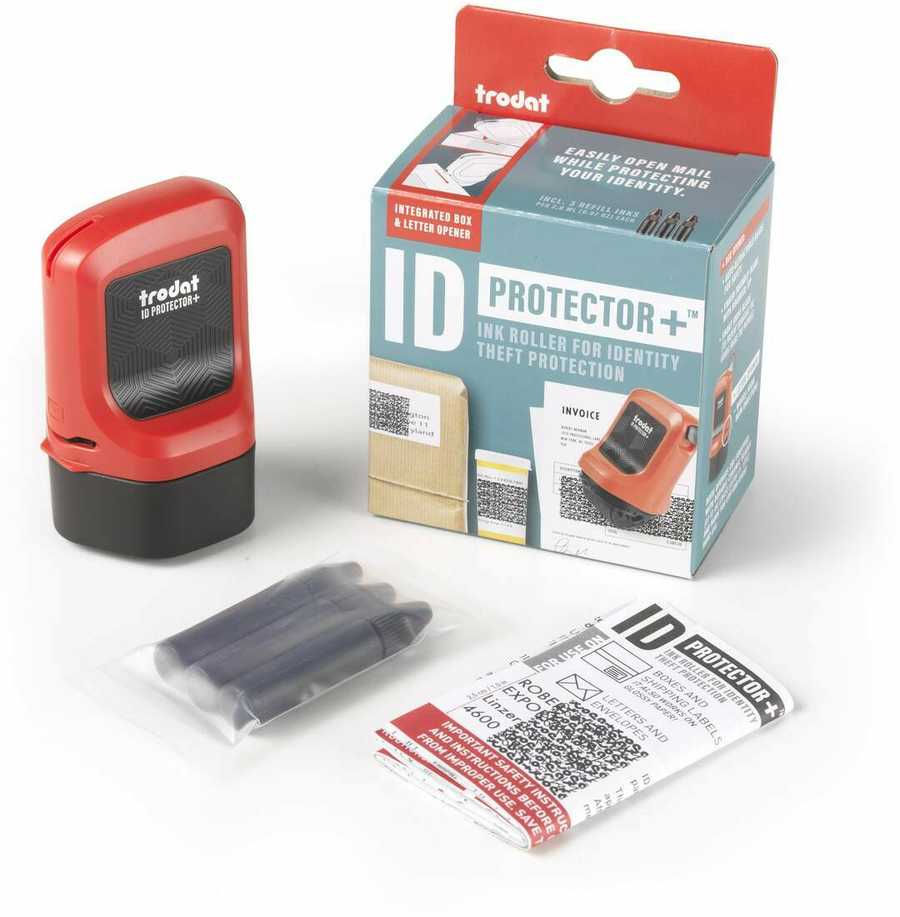 Trodat Stempel ochrony danych ID Protector + Rinkinys w tym tusze