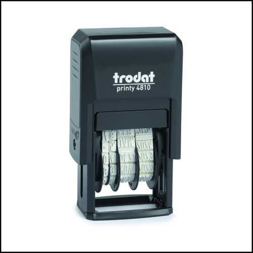 Trodat Stempel Trodat trodat Datumstempel Printy DE schw + Kissen schw 4810