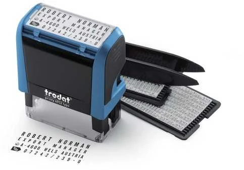 Trodat Stempel Trodat datos antspaudas Typom Printy 4.0/DB savispaudas hbla4911