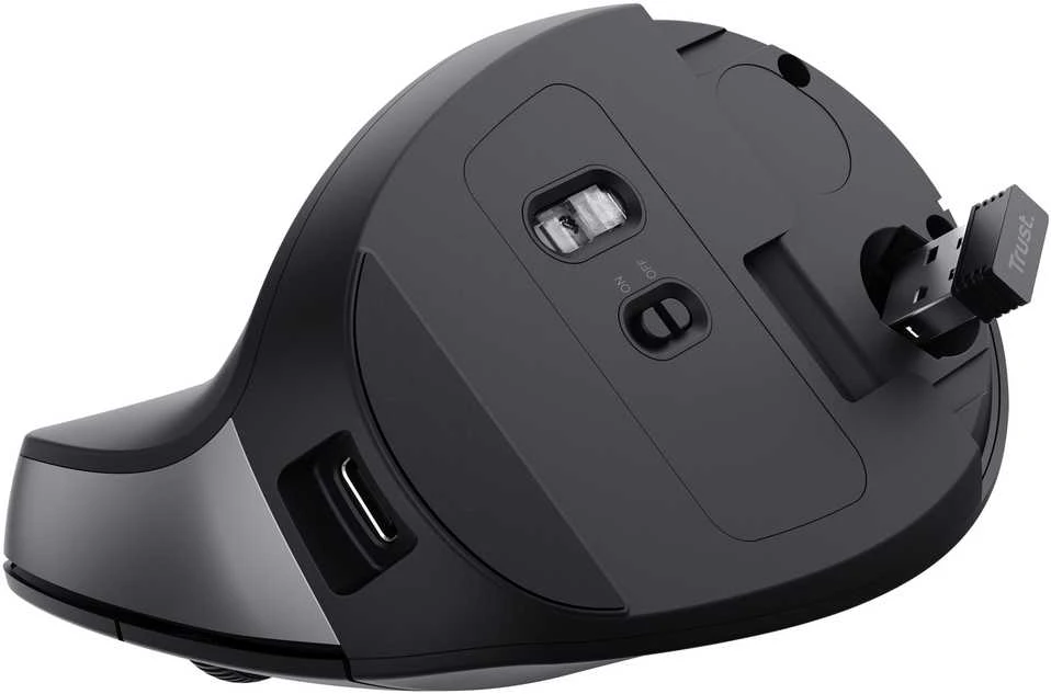 Kompiuterio pelė TRUST BAYO II ERGONOMIC, USB TYPE-C