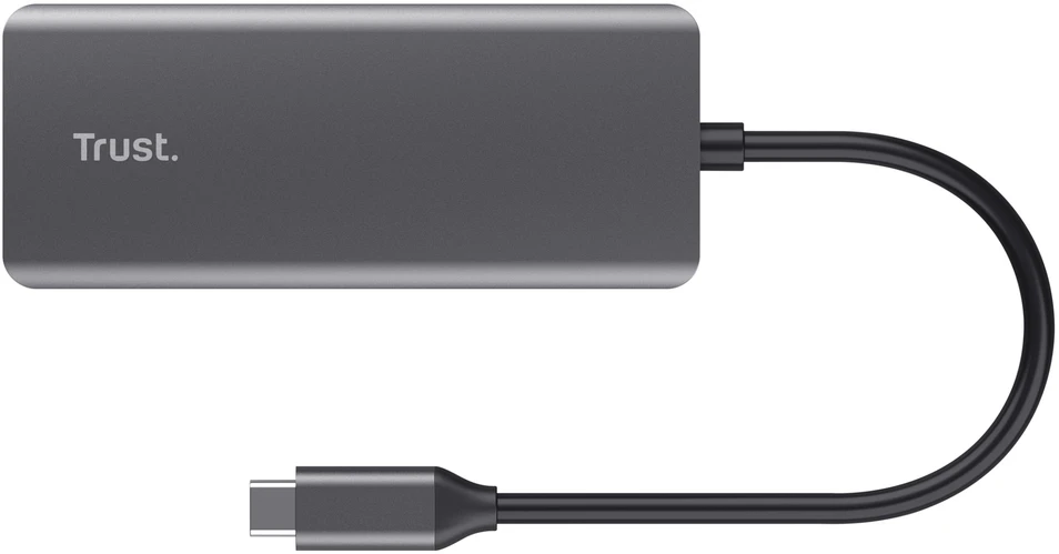 Trust Dalyx - 6-in-1 USB-C Multi-Port Adapteris, 1000 Mbit/s (sidabrinis)