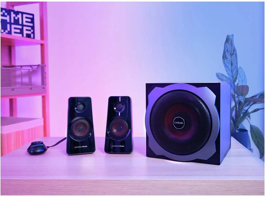Kompiuterio kolonėlės Kolonėlės Trust GXT 38 2.1 Subwoofer