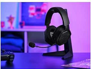 TRUST žaidimų ausinės GXT 493 Carus, Bluetooth, 2,4 GHz, juodos