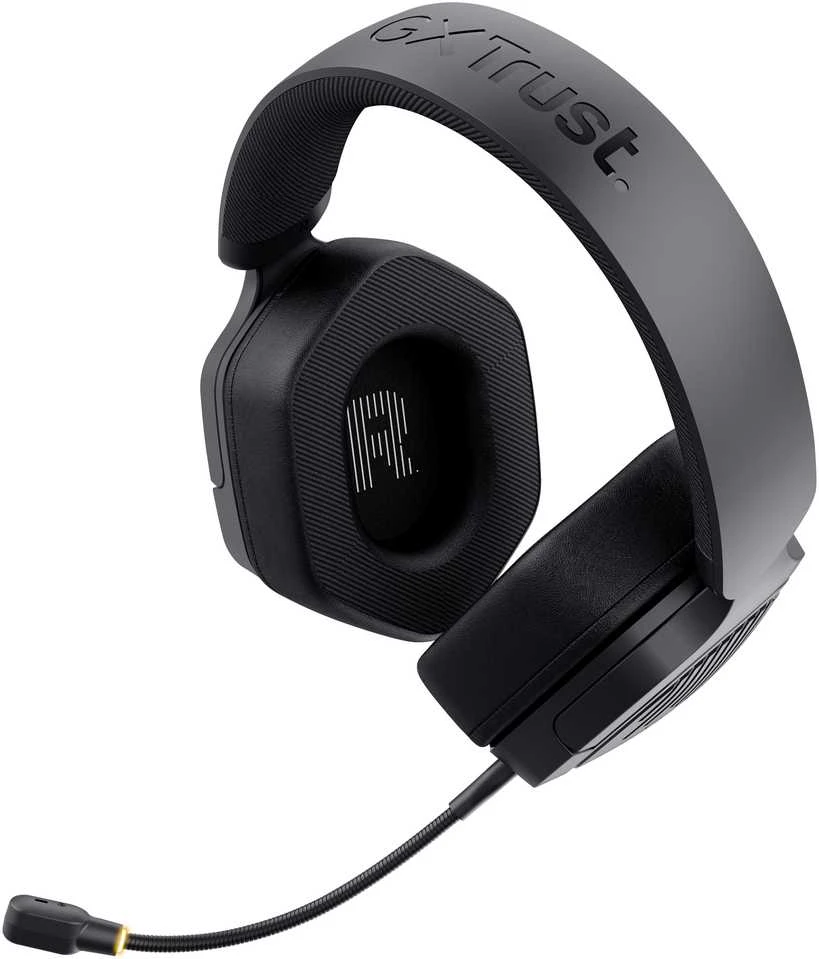 TRUST žaidimų ausinės GXT 493 Carus, Bluetooth, 2,4 GHz, juodos
