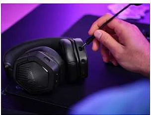 TRUST žaidimų ausinės GXT 493 Carus, Bluetooth, 2,4 GHz, juodos