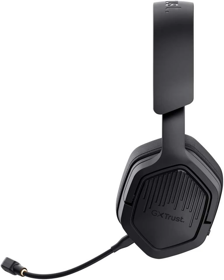 TRUST žaidimų ausinės GXT 493 Carus, Bluetooth, 2,4 GHz, juodos