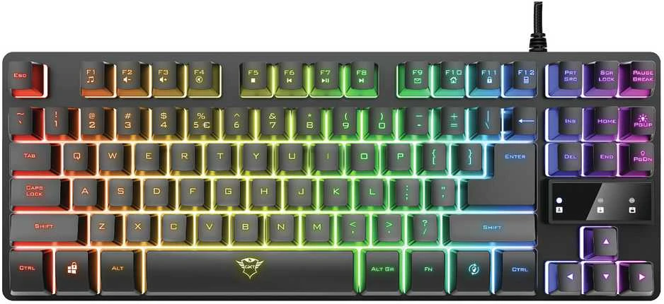 Trust GXT794 3-in-1 Gaming Bundle Bundle bestehend aus Klaviatūra, Maus und Mauspad