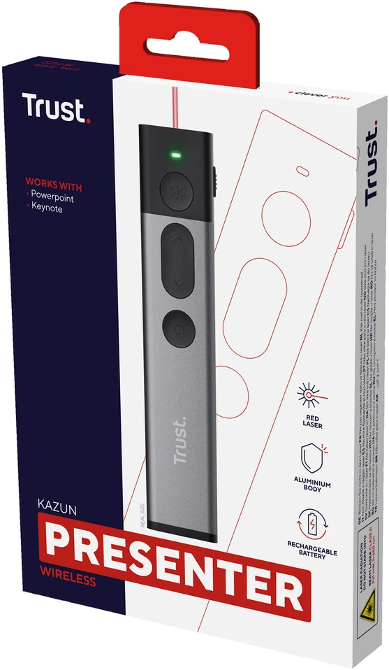 Trust Kazun - wireless presenter (pilkas)