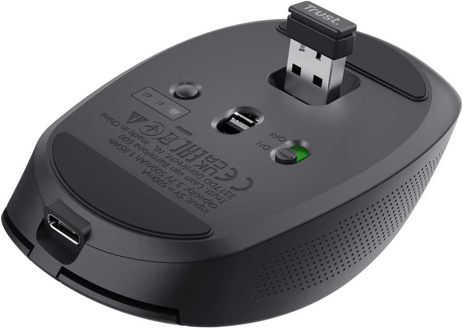 Trust Ozaa pelė Office dešinei rankai RF belaidė + Bluetooth Optinė 3200 DPI