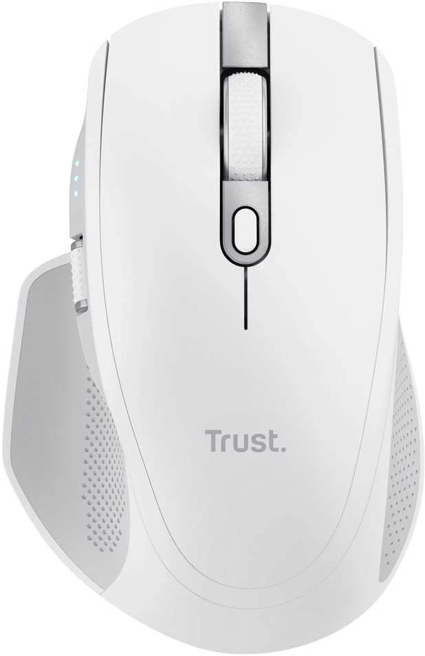 Trust Bevielė pelė OZAA+ Multi-Connect balta