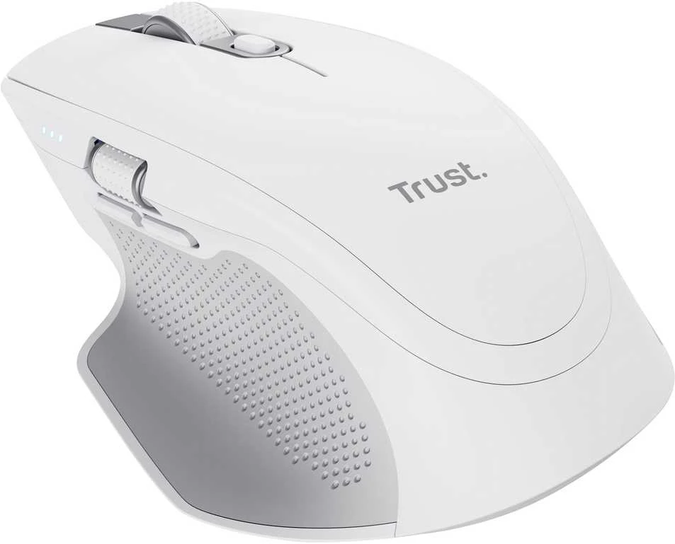 Trust Bevielė pelė OZAA+ Multi-Connect balta