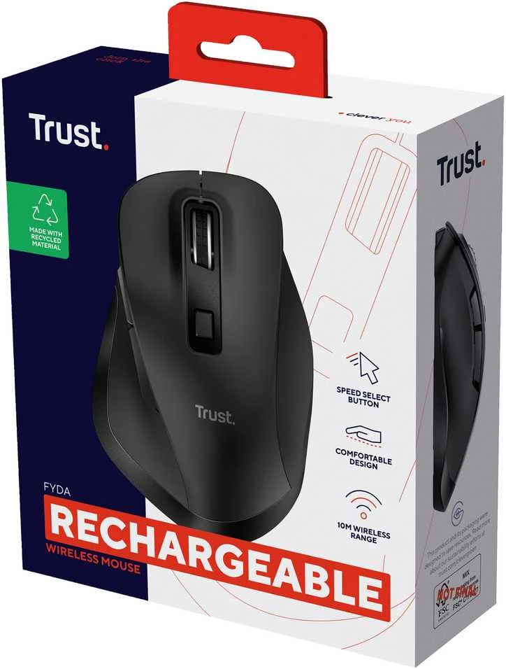 Pelė TRUST FYDA Wireless ECO