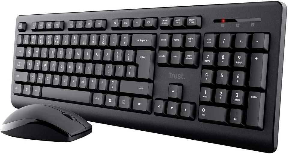 Klaviatūra ir pelė Kit Trust Primo Wireless Desktopset DE