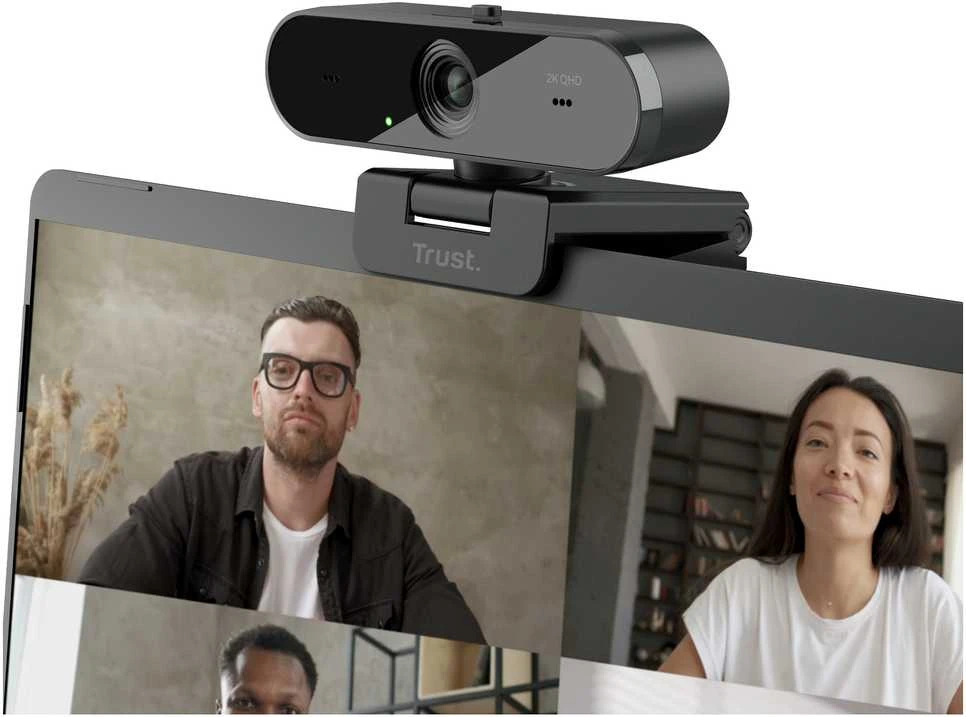 Trust Taxon webcam 2560 x 1440 pikselių USB 2.0 Juodas