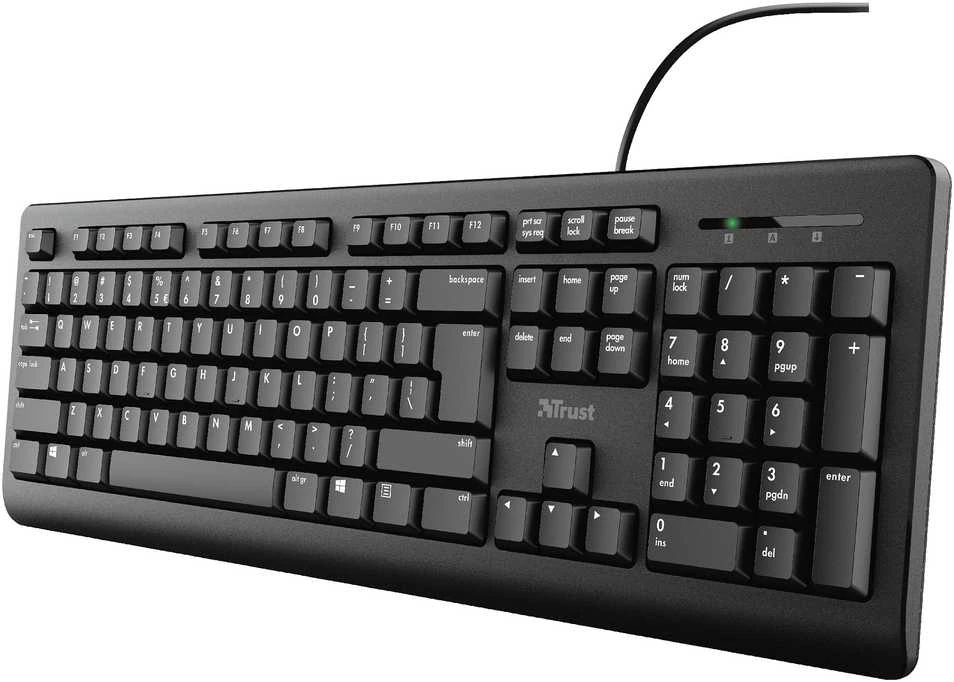 Trust TK-150 SILENT Klaviatūra su USB jungtimi - QWERTZ