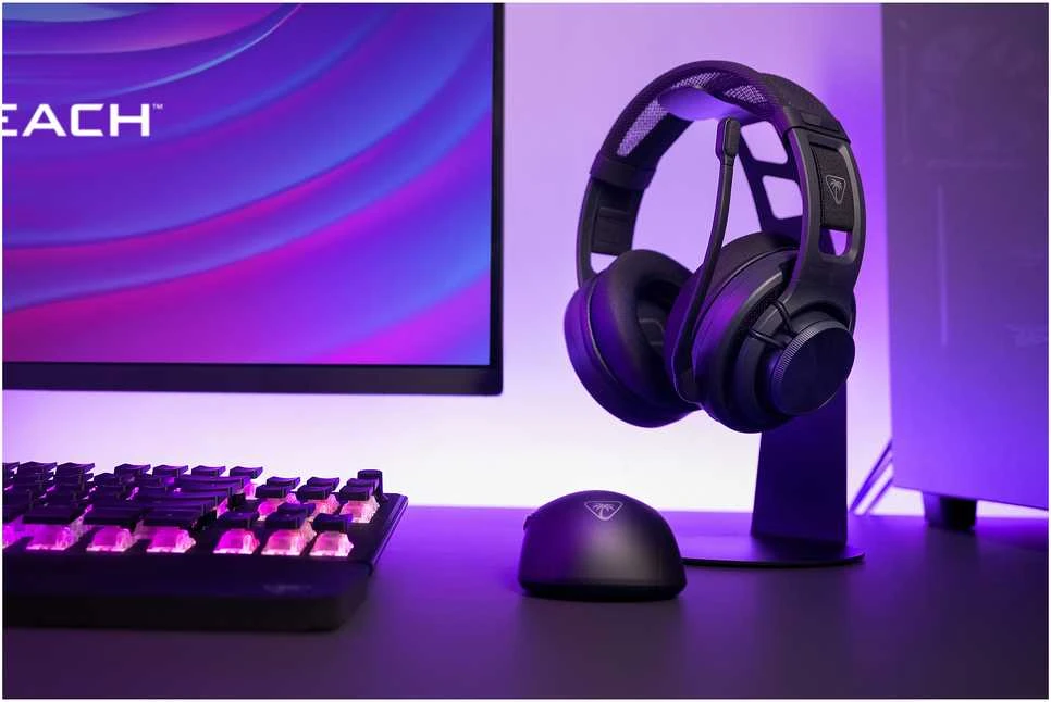 Turtle Beach Atlas Air (juodos) belaidės ausinės | Playstation, PC, Switch
