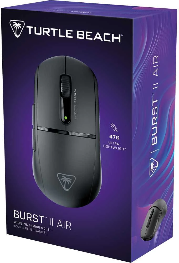 Turtle Beach Burst II Air juoda belaidė pelė | 26000 DPI