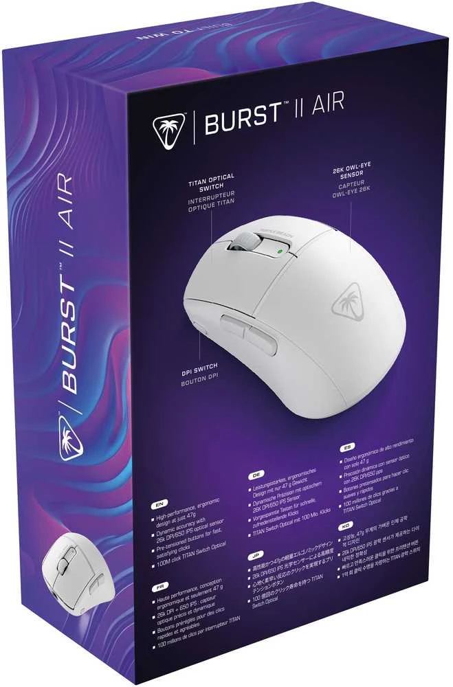 Pelė „Turtle Beach Burst II Air Baltas“