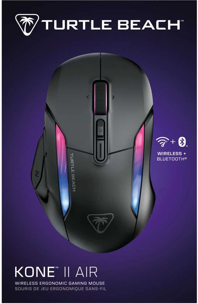 Turtle Beach Kone II Air Belaidė RGB Žaidimų Pelė | Juoda