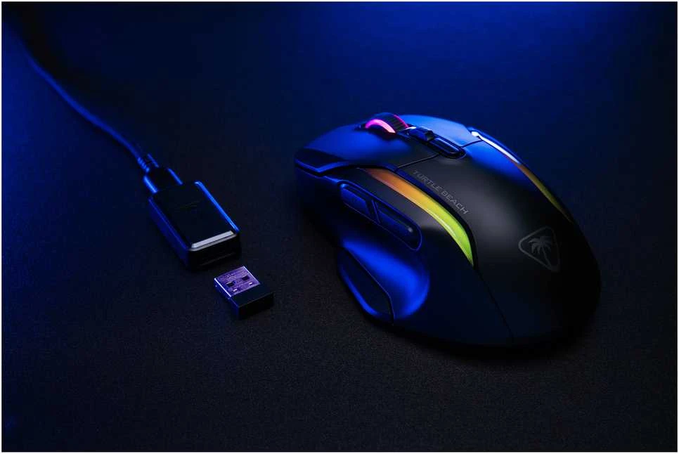 Turtle Beach Kone II Air Belaidė RGB Žaidimų Pelė | Juoda